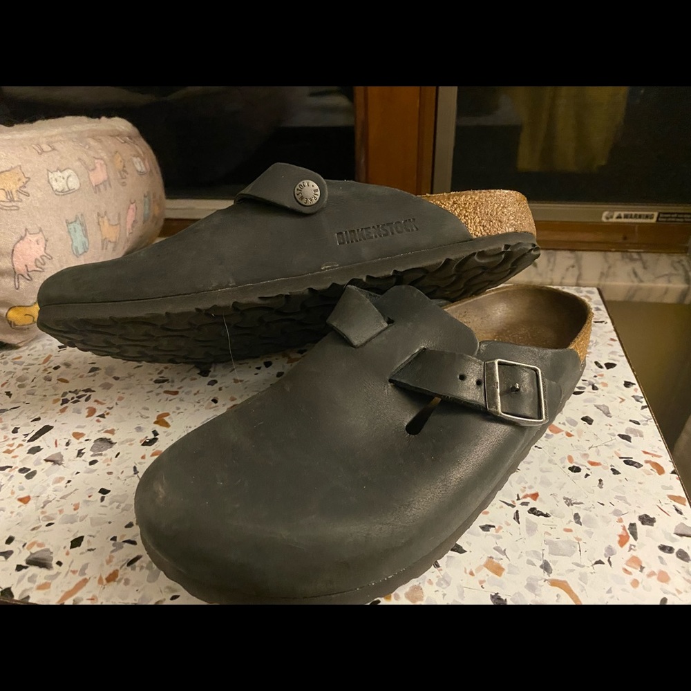 Boston Birks, barely worn.